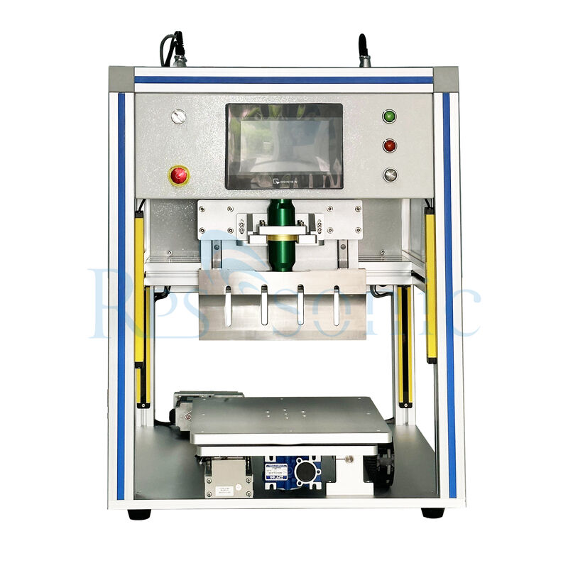 Sistema di taglio delle torte ad ultrasuoni semiautomatico ad alta efficienza coltello ad ultrasuoni per macchina da forno